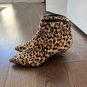 Sam Edelman Leopard Print Ankle Booties